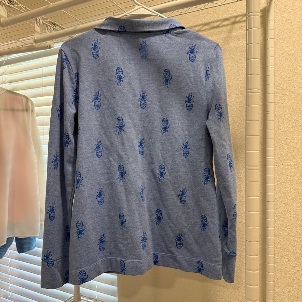 Lilly Pulitzer Blue Pineapple Pattern Jacket - image 3